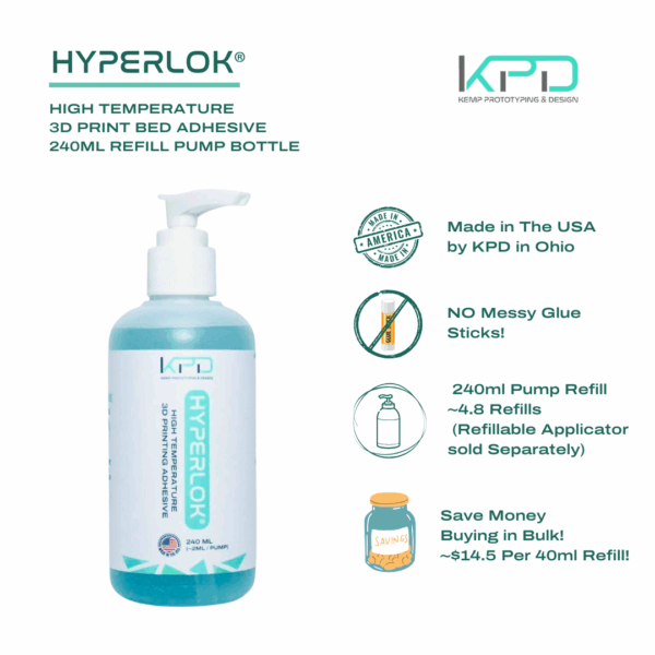 HyperLok® High-Temp 3D Printing Adhesive - Image 4